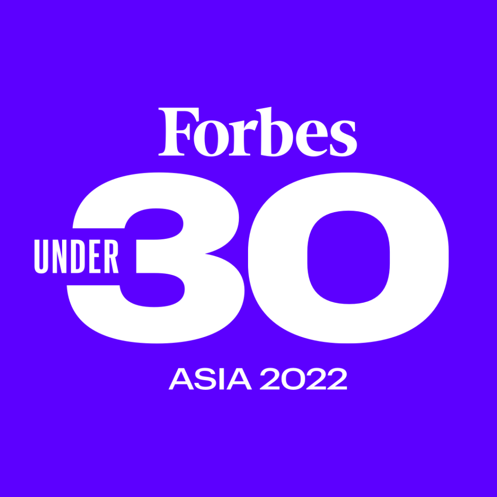 『Forbes 30 Under 30 Asia 2022』に代表の中道貴也が選出されました